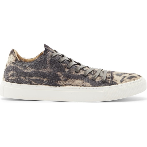John Varvatos Calf Hair Low-Top SneakersHandmade in PortugalCowhideM11